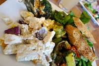  Curry chicken salad at Cafe 1217