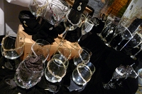  Bejeweled wine glasses