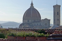  View of the Duomo from the 5th floor restaurant