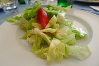  Lettuce and tomato salad