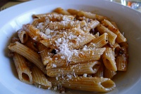  Penne alla bolognese with parmigiano reggiano cheese