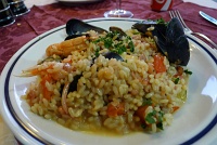  Risotto alla pescatora (risotto with seafood)
