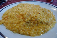  Risotto alla crema di scampi (risotto with Norway Lobster cream)