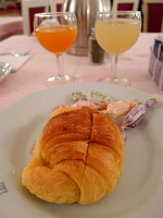  Croissant with assorted candies
