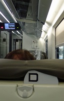  Smoking in first class onboard Eurostar Italia from Rome to Florence