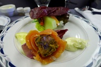  Salmon flower with mayonnaise