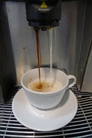  Cappuccino machine at Concourse B United Club (formerly Continental Presidents Club)