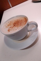  Cappuccino at North Satellite United Club (formerly United Red Carpet Club)