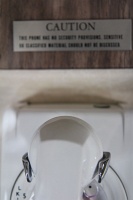  Phone and classified information disclaimer, first jet Air Force One