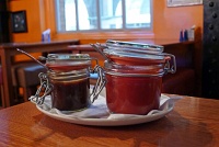  HP sauce and ketchup