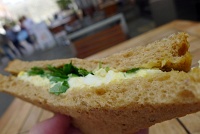  Chunky free range egg and watercress