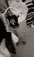  Boy with umbrella, Canterbury