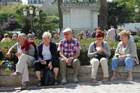  Bystanders, Notre Dame Cathedral