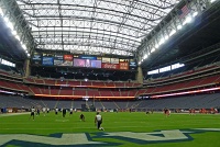  Rice players warm up