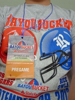  Commemorative Bayou Bucket t-shirt