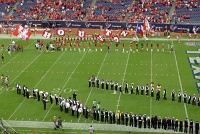  Houston Cougars enter the field