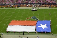  Singing of state song 