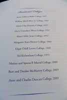  List of Rice Residential Colleges, Academic Procession and Centennial Address Program