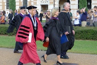  From left to right: Rice University President David Leebron, US Senator Kay Bailey Hutchison, and Rice Board Chairman Jim Crownover