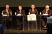  Left to Right: Jim Crownover (Rice '65/'66), Charles Duncan (Rice '47), Allen Matusow, and Malcolm Gillis