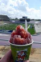  Kona Ice with tiger's blood, grape, and cherry flavorings