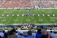  Rice reunion classes present checks at halftime