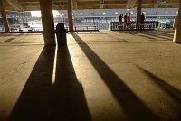  Rice Stadium concourse