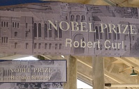  Nobel Prize banners, Rice Stadium concourse