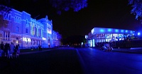  Lovett Hall and Founder's Court Tent, Centennial Finale