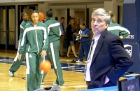  Rice Coach Greg Williams and Baylor players