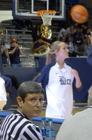  Time Keeper with Rice's Megan Shafer in the background