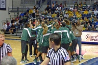  Baylor pre-tipoff huddle
