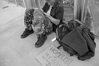  Homeless, Walkway over Las Vegas Blvd