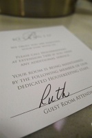  Note from Housekeeping, Bellagio