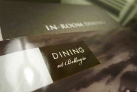  In-Room and Restaurant Dining Guides, Bellagio
