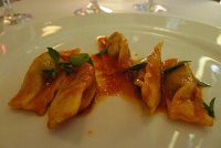  Pork Raviolini with Roasted Flamme Tomato Passato, B&B Ristorante