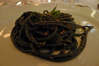  Black Spaghettiwith 'Nduja and Sciilian Pesto, B&B Ristorante