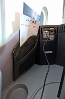  In-Seat Power, Headphone Jack, and Rear Drink Holder
