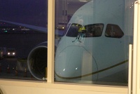  787 at Departure Gate