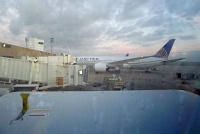  View of First 787 from Second 787, Cargo Bay Door Open