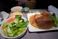  Business Class dinner
