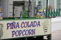  Piña colada popcorn stand