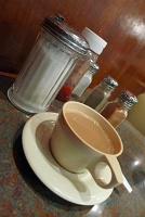  Cafe con Leche (coffee with milk) at Cafeteria Mallorca
