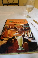  Menu at Barrachina