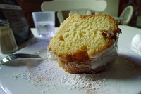  Rum & amaretto cake at St Germain Bistro & Café
