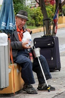  Hugo Chavez look-alike, Paseo de la Princesa