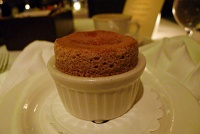  Chocolate Budino with Blood Orange Sauce at B&B Ristorante