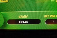  $50 in winnings playing $7/hand blackjack