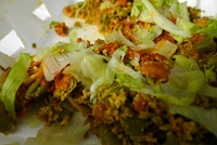  Flat taco from El Modelo Mexican Foods