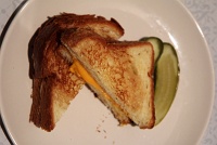 Grilled cheese sandwich on brioche at Andaz 5th Avenue